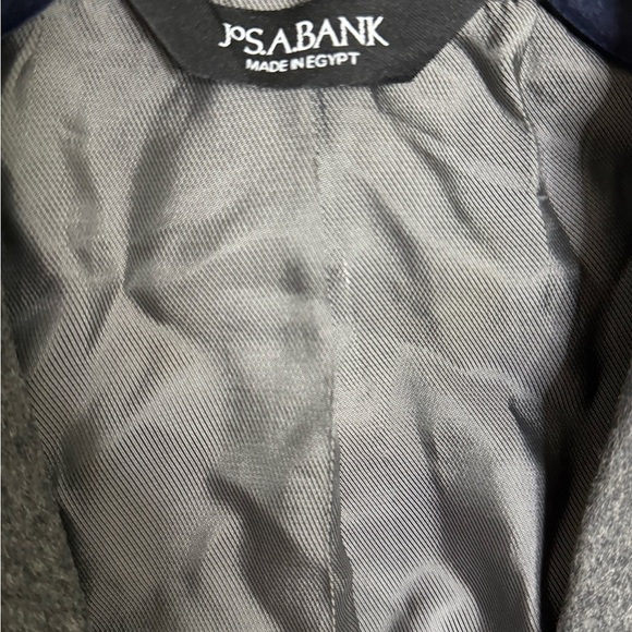 Men! Jos. A. Bank Wool & Cashmere Blend Sport Coat Gray size 44R - Picture 5 of 6